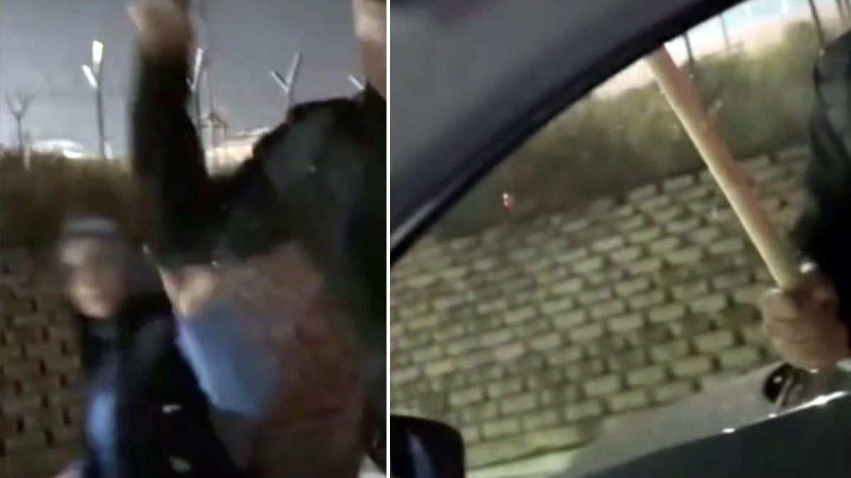 istanbulda korna yuzunden cikan tartismada bir surucu diger aracin camlarina sopayla saldirdi zwAN9D3A.jpg