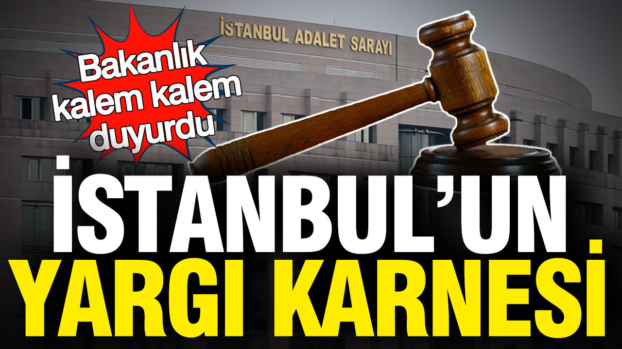 İstanbul’da Yargı Süreçleri: Adalet Bakanlığı’nın Raporu