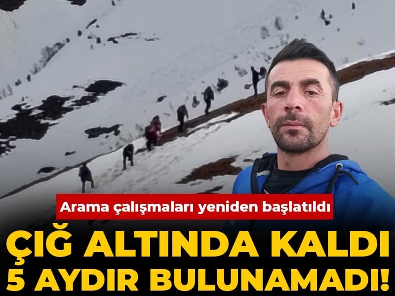 5 Aydır Kayıp Olan Çoban İçin Arama Çalışmaları Yeniden Başlatıldı